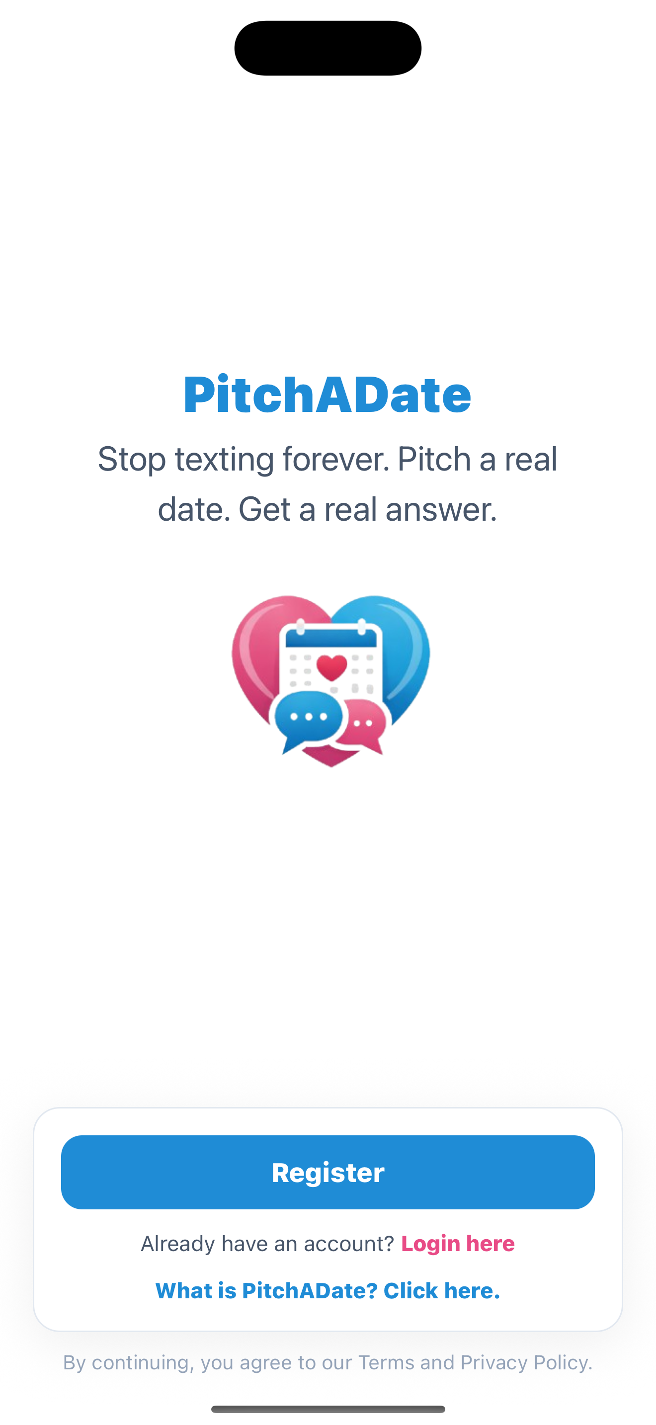 PitchADate App Preview